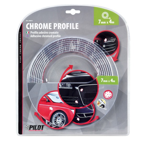 ΑΥΤΟΚΟΛΛΗΤΟ TRIM ΧΡΩΜΙΟ ΕΠΙΠΕΔΟ ΓΙΑ ΠΟΡΤΕΣ, ΓΡΙΛΙΕΣ, ΠΡΟΦΥΛΑΚΤΗΡΕΣ, ΠΛΑΙΝΑ ΠΑΧΟΣ 7MM ΜΗΚΟΣ 4M