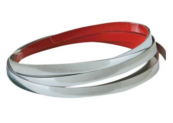 ΑΥΤΟΚΟΛΛΗΤΟ TRIM ΧΡΩΜΙΟ ΕΠΙΠΕΔΟ ΓΙΑ ΠΟΡΤΕΣ, ΓΡΙΛΙΕΣ, ΠΡΟΦΥΛΑΚΤΗΡΕΣ, ΠΛΑΙΝΑ ΠΑΧΟΣ 7MM ΜΗΚΟΣ 4M