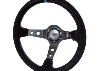 ΤΙΜΟΝΙ SHAKEDOWN ΜΑΥΡΟ ΣΟΥΕΤ ΜΕ ΜΠΛΕ ΡΙΓΑ ΤΡΙΑΚΤΙΝΟ ΔΙΑΜΕΤΡΟΣ 350mm ΒΑΘΟΣ 95mm ΠΑΧΟΣ 104mm