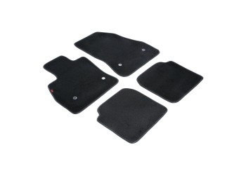 ΜΑΡΚΕ ΠΑΤΑΚΙΑ EXECUTIVE ΜΟΚΕΤΑ ΓΙΑ FIAT 500L 09/2012-05/2017 ΣΕ ΜΑΥΡΟ ΧΡΩΜΑ ME ΚΟΥΜΠΩΜΑΤΑ LAMPA - 4 ΤΕΜ.