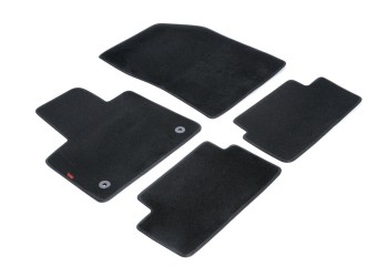 ΜΑΡΚΕ ΠΑΤΑΚΙΑ EXECUTIVE ΜΟΚΕΤΑ ΓΙΑ PEUGEOT 3008 10/2016+ ΣΕ ΜΑΥΡΟ ΧΡΩΜΑ ΜΕ ΚΟΥΜΠΩΜΑΤΑ LAMPA - 4 ΤΕΜ.