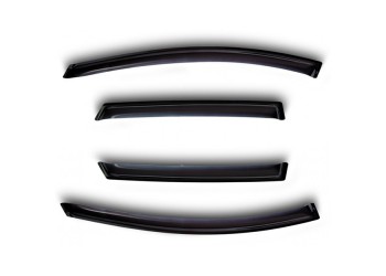 ΑΝΕΜΟΘΡΑΥΣΤΕΣ ΑΥΤΟΚΟΛΛΗΤΟΙ ΕΞΩΤΕΡΙΚΟΙ ΓΙΑ HONDA CR-V I 5D 95-01  ΣΚΟΥΡΟΙ ΦΙΜΕ ΣΕΤ 4 ΤΕΜΑΧΙΩΝ