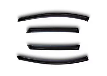 ΑΝΕΜΟΘΡΑΥΣΤΕΣ ΑΥΤΟΚΟΛΛΗΤΟΙ ΕΞΩΤΕΡΙΚΟΙ ΓΙΑ HONDA CR-V I 5D 95-01  ΣΚΟΥΡΟΙ ΦΙΜΕ ΣΕΤ 4 ΤΕΜΑΧΙΩΝ