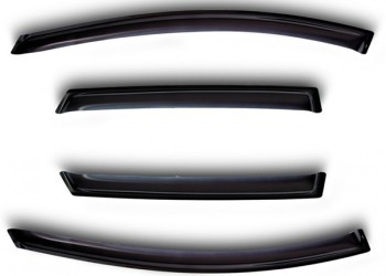 ΑΝΕΜΟΘΡΑΥΣΤΕΣ ΑΥΤΟΚΟΛΛΗΤΟΙ ΕΞΩΤΕΡΙΚΟΙ ΓΙΑ HONDA CR-V I 5D 95-01  ΣΚΟΥΡΟΙ ΦΙΜΕ ΣΕΤ 4 ΤΕΜΑΧΙΩΝ