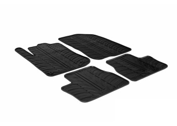 ΜΑΡΚΕ ΠΑΤΑΚΙΑ ΣΕ ΣΚΑΦΗ ΛΑΣΤΙΧΟ ΓΙΑ PEUGEOT 2008 06/2013-2019 SUMISURA ΣΕ ΜΑΥΡΟ ΧΡΩΜΑ ME ΚΟΥΜΠΩΜΑΤΑ LAMPA - 4 ΤΕΜ.