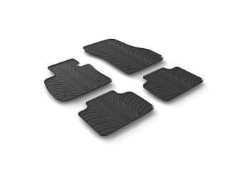 ΜΑΡΚΕ ΠΑΤΑΚΙΑ ΣΕ ΣΚΑΦΗ ΛΑΣΤΙΧΟ ΓΙΑ BMW ΣΕΙΡΑ 2 F45 ACTIVE TOURER 09/2014-09/2021 SUMISURA ΣΕ ΜΑΥΡΟ ΧΡΩΜΑ ME ΚΟΥΜΠΩΜΑΤΑ LAMPA - 4 ΤΕΜ.