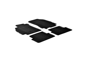 ΜΑΡΚΕ ΠΑΤΑΚΙΑ ΣΕ ΣΚΑΦΗ ΛΑΣΤΙΧΟ ΓΙΑ RENAULT MEGANE III SPORTOUR 09/2009-2016 / RENAULT MEGANE III SPORTOUR 12/2013-09/2016 SUMISURA ΣΕ ΜΑΥΡΟ ΧΡΩΜΑ ME ΚΟΥΜΠΩΜΑΤΑ LAMPA - 4 ΤΕΜ.