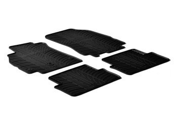 ΜΑΡΚΕ ΠΑΤΑΚΙΑ ΣΕ ΣΚΑΦΗ ΛΑΣΤΙΧΟ ΓΙΑ RENAULT MEGANE III SPORTOUR 09/2009-2016 / RENAULT MEGANE III SPORTOUR 12/2013-09/2016 SUMISURA ΣΕ ΜΑΥΡΟ ΧΡΩΜΑ ME ΚΟΥΜΠΩΜΑΤΑ LAMPA - 4 ΤΕΜ.