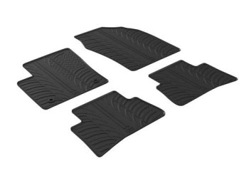 ΜΑΡΚΕ ΠΑΤΑΚΙΑ ΣΕ ΣΚΑΦΗ ΛΑΣΤΙΧΟ ΓΙΑ TOYOTA C-HR 12/2016+ SUMISURA ΣΕ ΜΑΥΡΟ ΧΡΩΜΑ ME ΚΟΥΜΠΩΜΑΤΑ LAMPA - 4 ΤΕΜ.