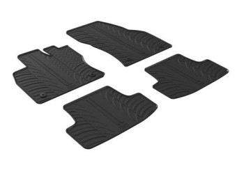 ΜΑΡΚΕ ΠΑΤΑΚΙΑ ΣΕ ΣΚΑΦΗ ΛΑΣΤΙΧΟ ΓΙΑ VW T-ROC 11/2017+ SUMISURA ΣΕ ΜΑΥΡΟ ΧΡΩΜΑ ME ΚΟΥΜΠΩΜΑΤΑ LAMPA - 4 ΤΕΜ.