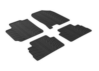 ΜΑΡΚΕ ΠΑΤΑΚΙΑ ΣΕ ΣΚΑΦΗ ΛΑΣΤΙΧΟ ΓΙΑ HYUNDAI KONA 10/2017+ SUMISURA ΣΕ ΜΑΥΡΟ ΧΡΩΜΑ ME ΚΟΥΜΠΩΜΑΤΑ LAMPA - 4 ΤΕΜ.