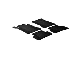 ΜΑΡΚΕ ΠΑΤΑΚΙΑ ΣΕ ΣΚΑΦΗ ΛΑΣΤΙΧΟ ΓΙΑ MERCEDES C CLASS W203 SW 4D 05/2000-01/2007 SUMISURA ΣΕ ΜΑΥΡΟ ΧΡΩΜΑ ME ΚΟΥΜΠΩΜΑΤΑ LAMPA - 4 ΤΕΜ.