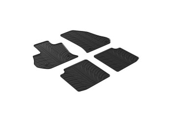 ΜΑΡΚΕ ΠΑΤΑΚΙΑ ΣΕ ΣΚΑΦΗ ΛΑΣΤΙΧΟ ΓΙΑ FIAT 500L 06/2017+ / FIAT 500L CROSS 06/2017+ / FIAT 500L WAGON 06/2017-03/2021 SUMISURA ΣΕ ΜΑΥΡΟ ΧΡΩΜΑ ME ΚΟΥΜΠΩΜΑΤΑ LAMPA - 4 ΤΕΜ.