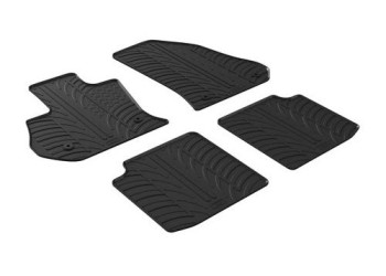 ΜΑΡΚΕ ΠΑΤΑΚΙΑ ΣΕ ΣΚΑΦΗ ΛΑΣΤΙΧΟ ΓΙΑ FIAT 500L 06/2017+ / FIAT 500L CROSS 06/2017+ / FIAT 500L WAGON 06/2017-03/2021 SUMISURA ΣΕ ΜΑΥΡΟ ΧΡΩΜΑ ME ΚΟΥΜΠΩΜΑΤΑ LAMPA - 4 ΤΕΜ.