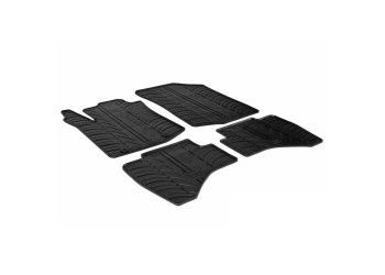 ΜΑΡΚΕ ΠΑΤΑΚΙΑ ΣΕ ΣΚΑΦΗ ΛΑΣΤΙΧΟ ΓΙΑ CITROEN C1 3D / 5D 2014-03/2021 / CITROEN C1 AIRSCAPE 2014-2018 / PEUGEOT 108 3D / 5D 06/2014-03/2021 / PEUGEOT 108 TOP! 06/2014-06/2019 / TOYOTA AYGO 2014-2021 SUMISURA ΣΕ ΜΑΥΡΟ ΧΡΩΜΑ ME ΚΟΥΜΠΩΜΑΤΑ LAMPA - 4 ΤΕΜ.