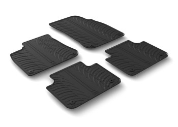 ΜΑΡΚΕ ΠΑΤΑΚΙΑ ΣΕ ΣΚΑΦΗ ΛΑΣΤΙΧΟ ΓΙΑ VW TOUAREG ΑΥΤΟΜΑΤΟ 07/2018+ SUMISURA ΣΕ ΜΑΥΡΟ ΧΡΩΜΑ ME ΚΟΥΜΠΩΜΑΤΑ LAMPA - 4 ΤΕΜ.