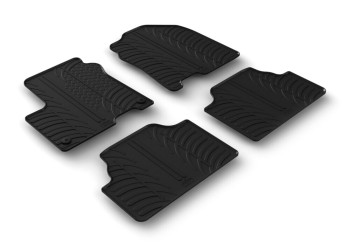 ΜΑΡΚΕ ΠΑΤΑΚΙΑ ΣΕ ΣΚΑΦΗ ΛΑΣΤΙΧΟ ΓΙΑ HYUNDAI KONA ΗΛΕΚΤΡΙΚΟ 5D 10/2017+ SUMISURA ΣΕ ΜΑΥΡΟ ΧΡΩΜΑ ME ΚΟΥΜΠΩΜΑΤΑ LAMPA - 4 ΤΕΜ.