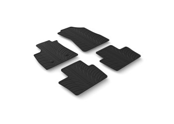 ΜΑΡΚΕ ΠΑΤΑΚΙΑ ΣΕ ΣΚΑΦΗ ΛΑΣΤΙΧΟ ΓΙΑ RENAULT AUSTRAL 09/2022+ (AYTOMATO/ΥΒΡΙΔΙΚΟ) SUMISURA ΣΕ ΜΑΥΡΟ ΧΡΩΜΑ ME ΚΟΥΜΠΩΜΑΤΑ LAMPA - 4 ΤΕΜ.