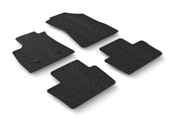 ΜΑΡΚΕ ΠΑΤΑΚΙΑ ΣΕ ΣΚΑΦΗ ΛΑΣΤΙΧΟ ΓΙΑ RENAULT AUSTRAL 09/2022+ (AYTOMATO/ΥΒΡΙΔΙΚΟ) SUMISURA ΣΕ ΜΑΥΡΟ ΧΡΩΜΑ ME ΚΟΥΜΠΩΜΑΤΑ LAMPA - 4 ΤΕΜ.