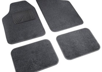 Πατάκια ΜΟΚΕΤΑ+PVC COSMO 45x66+45x33 4τεμ. Ανθρακί