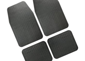 ΣΕΤ ΠΑΤΑΚΙΑ FLORIDA (ΜΑΥΡΟ/ΛΑΣΤΙΧΟ - 41 Χ 63,5 cm ΚΑΙ 40 Χ 33 cm) - 4 ΤΕΜ.