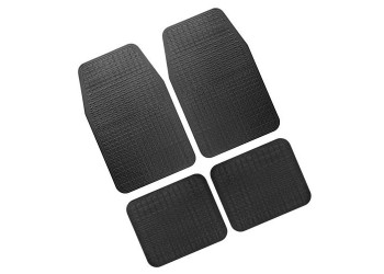 ΣΕΤ ΠΑΤΑΚΙΑ FLORIDA (ΜΑΥΡΟ/ΛΑΣΤΙΧΟ - 41 Χ 63,5 cm ΚΑΙ 40 Χ 33 cm) - 4 ΤΕΜ.