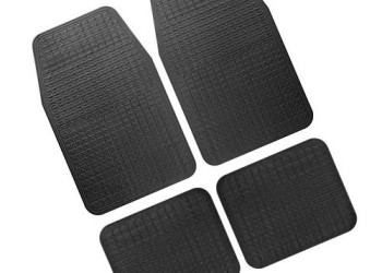 ΣΕΤ ΠΑΤΑΚΙΑ FLORIDA (ΜΑΥΡΟ/ΛΑΣΤΙΧΟ - 41 Χ 63,5 cm ΚΑΙ 40 Χ 33 cm) - 4 ΤΕΜ.