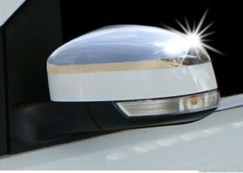 ΚΑΠΑΚΙΑ ΚΑΘΡΕΠΤΩΝ ΓΙΑ FORD FOCUS II 5D/SD/SW 2008-2014/MONDEO ΧΡΩΜΙΟΥ 2 ΤΕΜ. ΜΕΤΑΛΛΙΚΑ