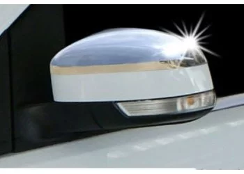ΚΑΠΑΚΙΑ ΚΑΘΡΕΠΤΩΝ ΓΙΑ FORD FOCUS II 5D/SD/SW 2008-2014/MONDEO ΧΡΩΜΙΟΥ 2 ΤΕΜ. ΜΕΤΑΛΛΙΚΑ