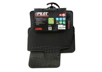 ΜΑΡΚΕ ΠΑΤΑΚΙΑ ΣΕ ΣΚΑΦΗ ΛΑΣΤΙΧΟ ΓΙΑ SEAT LEON 5D / SC / ST / X-PERIENCE 01/2013-05/2020 / GOLF 7+8 01/2020+ PILOT ECO GOMMA STYLE Β (ΜΕ ΚΟΥΜΠΩΜΑΤΑ) LAMPA - 4 ΤΕΜ.