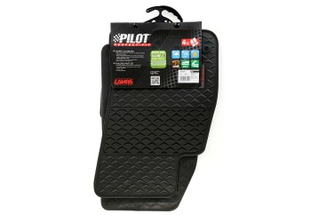 ΜΑΡΚΕ ΠΑΤΑΚΙΑ ΣΕ ΣΚΑΦΗ ΛΑΣΤΙΧΟ ΓΙΑ FIAT PUNTO 3D / 5D / EVO 05/2008-04/2019 PILOT ECO GOMMA STYLE A (ΜΕ ΚΟΥΜΠΩΜΑΤΑ) LAMPA - 4 ΤΕΜ.