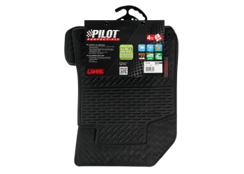 ΜΑΡΚΕ ΠΑΤΑΚΙΑ ΣΕ ΣΚΑΦΗ ΛΑΣΤΙΧΟ ΓΙΑ PEUGEOT 308 5D/SW 10/2013+ PILOT ECO GOMMA STYLE B (ΜΕ ΚΟΥΜΠΩΜΑΤΑ) LAMPA - 4 ΤΕΜ.