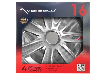 Amio - ΤΑΣΙΑ 16" VERSACO GTX SILVER CARBON - ΣΕΤ 4 ΤΕΜ. ΣΕ ΚΟΥΤΙ (2680/AM)