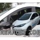ΑΝΕΜΟΘΡΑΥΣΤΕΣ ΓΙΑ RENAULT ZOE 5D 2012+ ΖΕΥΓΑΡΙ ΑΠΟ ΕΥΚΑΜΠΤΟ ΦΙΜΕ ΠΛΑΣΤΙΚΟ HEKO - 2 ΤΕΜ.