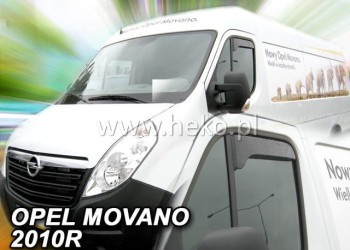 ΑΝΕΜΟΘΡΑΥΣΤΕΣ ΓΙΑ OPEL MOVANO / RENAULT MASTER 2010+ ΖΕΥΓΑΡΙ ΑΠΟ ΕΥΚΑΜΠΤΟ ΦΙΜΕ ΠΛΑΣΤΙΚΟ HEKO - 2 ΤΕΜ.