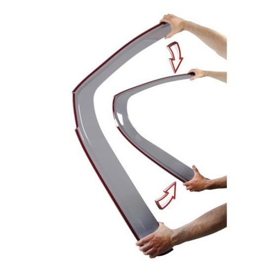 ΑΝΕΜΟΘΡΑΥΣΤΕΣ ΕΥΚΑΜΠΤΟΙ ΦΙΜΕ ΓΙΑ RENAULT MAGNUM 09/96-12/07    (ΣΤΗΡΙΞΗ ΕΣΩΤΕΡΙΚΑ ΜΕ ΚΛΙΠΣ) LAMPA