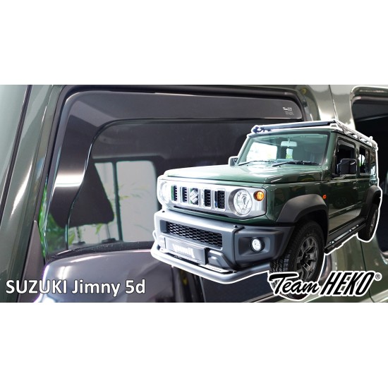 Heko - Ανεμοθραύστες για Suzuki Jimny 5 Doors 2023+ Ζευγάρι Απο Εύκαμπτο Φιμέ Πλαστικό - 2 τεμ. (ΑΝΕΜ.28662)