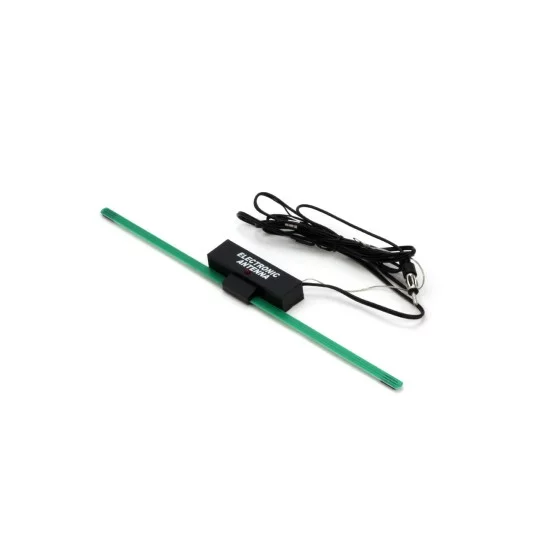 Amio - Εσωτερική Κεραία Αυτοκινήτου τύπου ANT05 με Ενισχυτή μήκος 34cm μήκος καλωδίου 2m για Επιβατικά Αυτοκίνητα - 1 τεμ. (01128/AM)