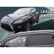ΑΝΕΜΟΘΡΑΥΣΤΕΣ ΓΙΑ LEXUS RX 5D 2016+ ΣΕΤ ΑΥΤΟΚΙΝΗΤΟΥ ΑΠΟ ΕΥΚΑΜΠΤΟ ΦΙΜΕ ΠΛΑΣΤΙΚΟ HEKO - 4 ΤΕΜ