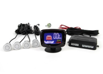 Amio - ΣΥΣΤΗΜΑ ΠΑΡΚΑΡΙΣΜΑΤΟΣ 12V ΜΕ 4 ΑΙΣΘΗΤΗΡΕΣ (ΑΣΗΜΙ) 22mm ΚΑΙ ΟΘΟΝΗ LED-GRAF - 1 ΤΕΜ. (01561/AM)