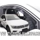ΑΝΕΜΟΘΡΑΥΣΤΕΣ ΓΙΑ VW TIGUAN II 5D 2015+ / TIGUAN ALLSPACE II 5D 2017+ ΖΕΥΓΑΡΙ ΑΠΟ ΕΥΚΑΜΠΤΟ ΦΙΜΕ ΠΛΑΣΤΙΚΟ HEKO - 2 ΤΕΜ.