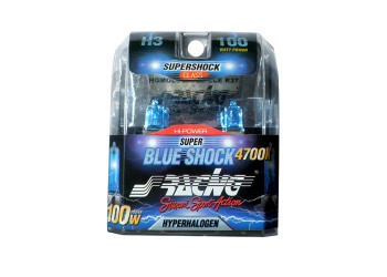 H3 12V/55W 90" 4.700K SUPER BLUE SHOCK