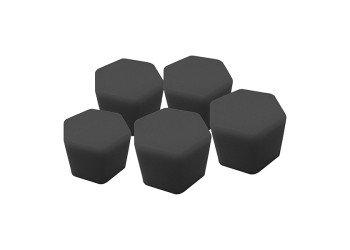 ΚΑΠΑΚΙΑ ΜΠΟΥΛΟΝΙΩΝ ΖΑΝΤΩΝ ΣΙΛΙΚΟΝΗΣ 17 INCH ΜΑΥΡΑ 20ΤΕΜ.