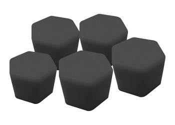 ΚΑΠΑΚΙΑ ΜΠΟΥΛΟΝΙΩΝ ΖΑΝΤΩΝ ΣΙΛΙΚΟΝΗΣ 17 INCH ΜΑΥΡΑ 20ΤΕΜ.