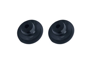 ΛΑΣΤΙΧΕΝΙΕΣ ΤΑΠΕΣ ΦΑΝΑΡΙΩΝ ΜΑΥΡΕΣ ΜΕ ΤΡΥΠΑ 15mm ΓΙΑ ΚΑΛΩΔΙΩΣΗ XENON