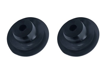 ΛΑΣΤΙΧΕΝΙΕΣ ΤΑΠΕΣ ΦΑΝΑΡΙΩΝ ΜΑΥΡΕΣ ΜΕ ΤΡΥΠΑ 15mm ΓΙΑ ΚΑΛΩΔΙΩΣΗ XENON