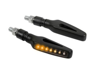 ΦΛΑΣ ΜΟΤΟ GLORY SQ ΜΑΥΡΑ 12V SMD LED 98x36mm