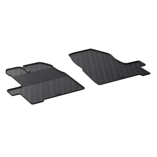 LAMPA - ΠΑΤΑΚΙΑ ΑΥΤΟΚΙΝΗΤΟΥ ΑΠΟ ΛΑΣΤΙΧΟ ΓΙΑ FORD TRANSIT CUSTOM VAN 10/2012-12/2017 ΣΕ ΜΑΥΡΟ ΧΡΩΜΑ ΜΕ ΚΟΥΜΠΩΜΑΤΑ - 4 ΤΕΜ.