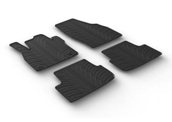 ΜΑΡΚΕ ΠΑΤΑΚΙΑ ΣΕ ΣΚΑΦΗ ΛΑΣΤΙΧΟ ΓΙΑ SEAT IBIZA 5D 06/2017+ / SEAT ARONA 11/2017+ SUMISURA ΣΕ ΜΑΥΡΟ ΧΡΩΜΑ ME ΚΟΥΜΠΩΜΑΤΑ LAMPA - 4 ΤΕΜ.