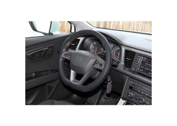 Lampa Κάλυμμα Τιμονιού Αυτοκινήτου Sport-Grip 34-51εκ. Σιλικόνης Σούπερ ελαστικό κατάλληλο για όλα τα μεγέθη Μαύρο 1-τεμ. (L3298.6)